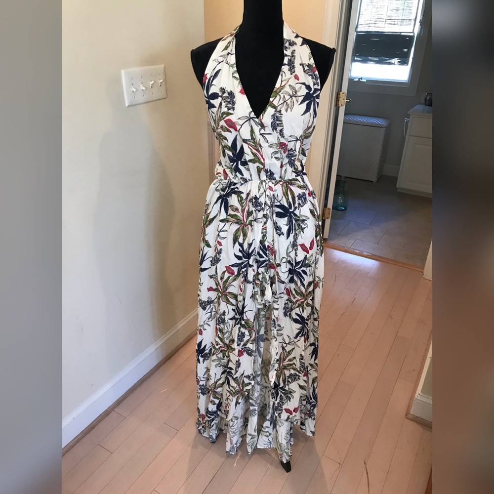 NWT floral romper maxi